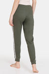 Zivame Friends Knit Poly Loungewear Bottom - Rifle Green — thumbnail 3